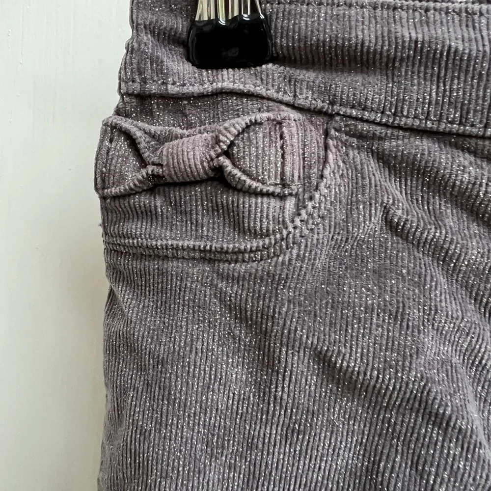 NWOT Gymboree 18-24M Sparkly Gray Corduroy Jean Pants